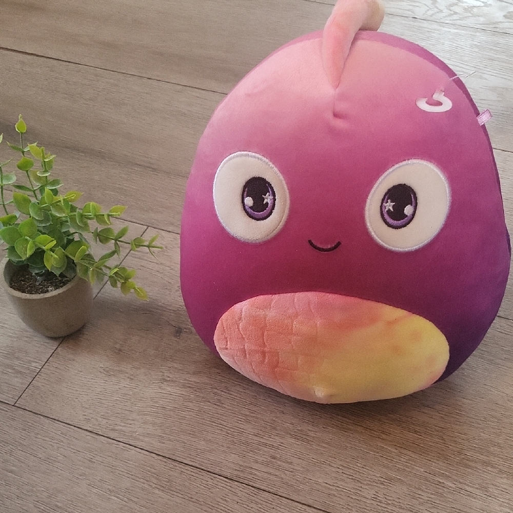 Squishmallows Purple Reptile Plush Toy Dino
